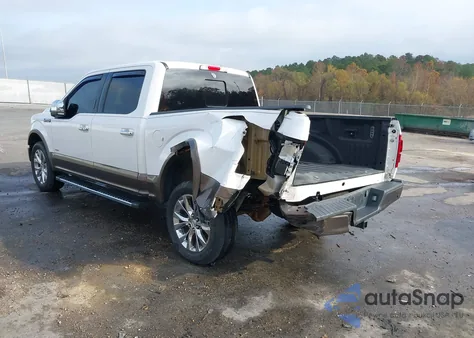 2015 Ford F-150 Lariat из США, поврежденный, VIN 1FTEW1CG6FKE13167